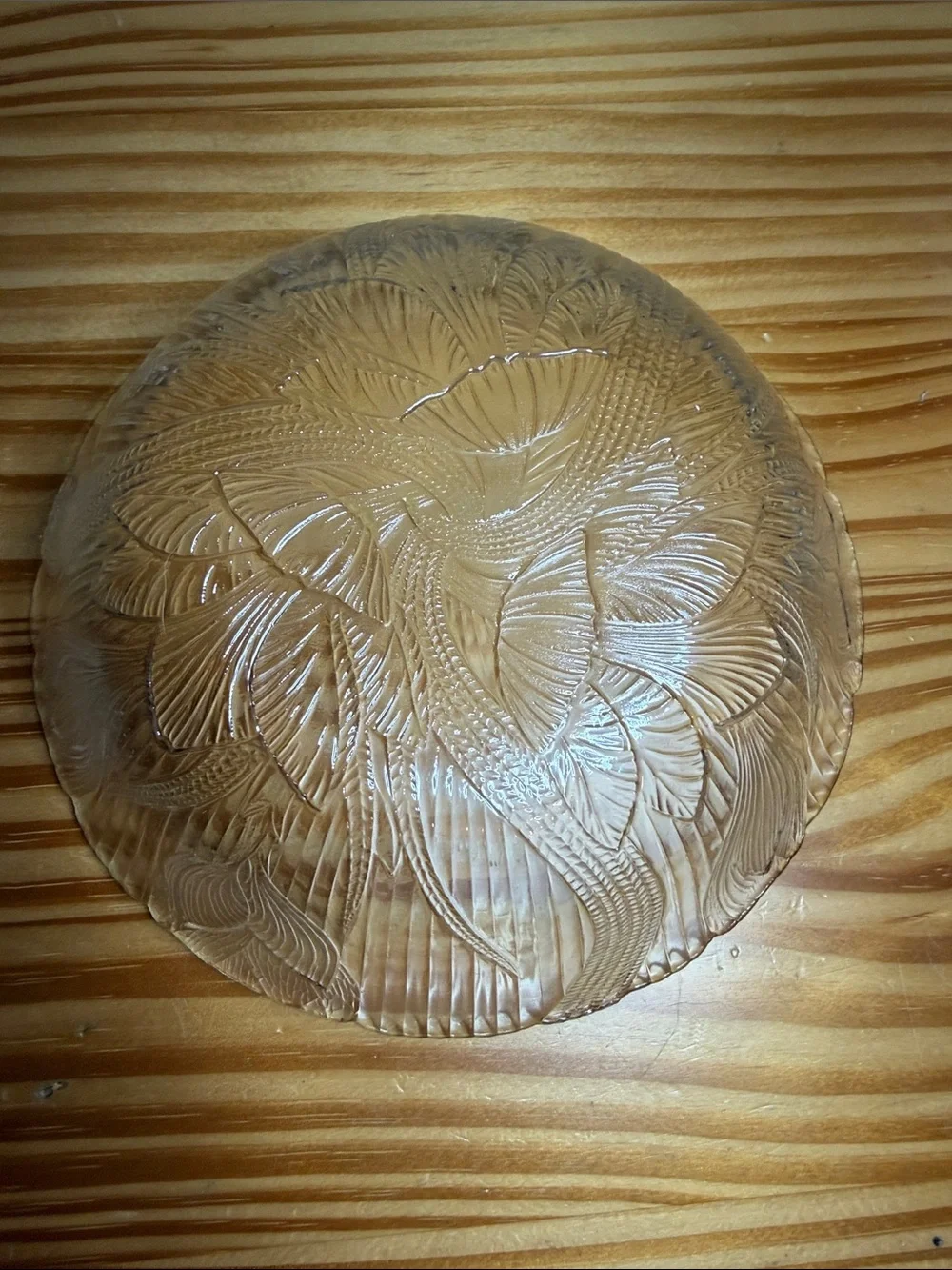 Vintage Arcoroc France Canterbury Crocus Glass 6” Salad Bowls Set of 4 MCM
